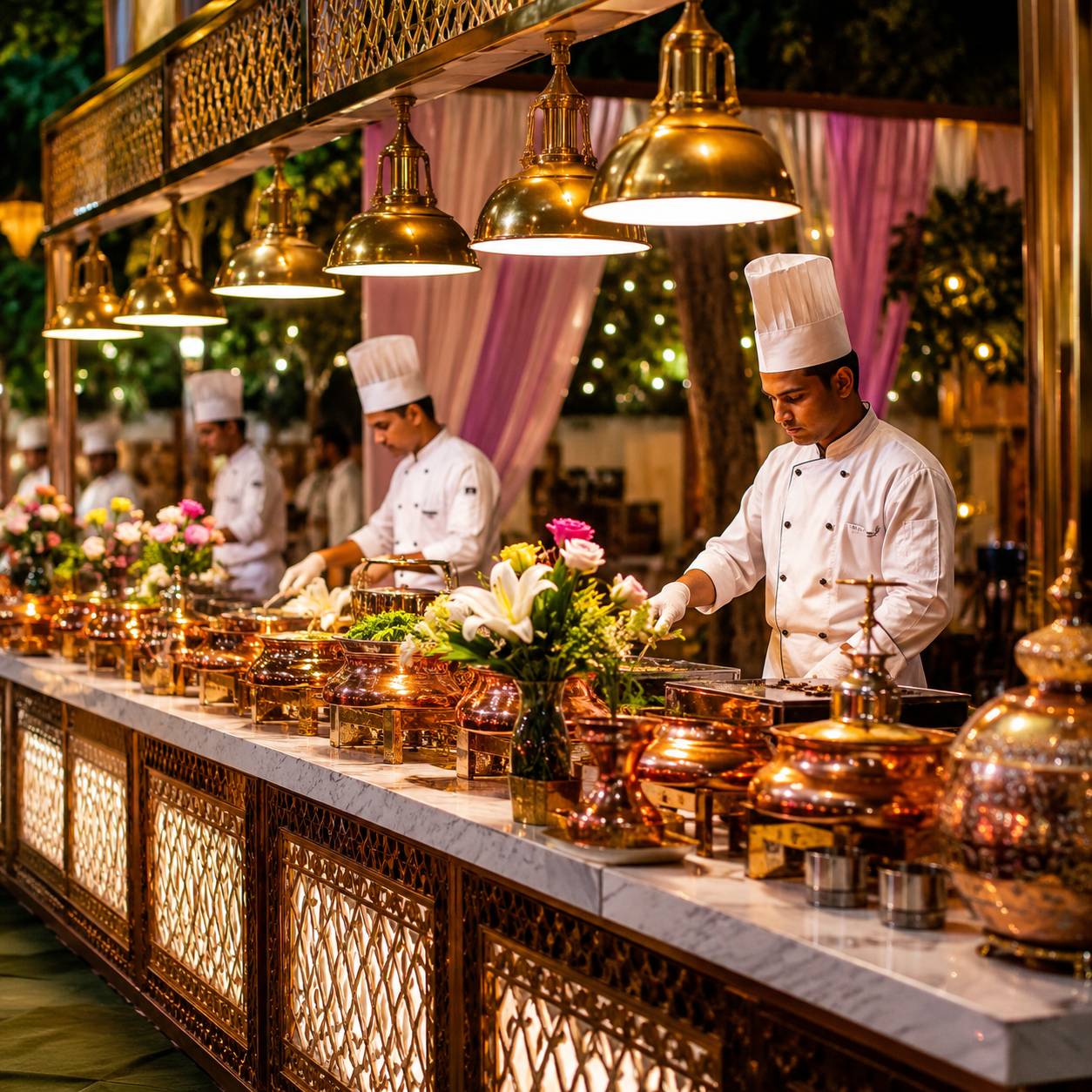 Live Food Counters
